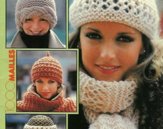 PDF Vintage.Magazine 1000 mesh Bonnets in PDF format.Tutorials in French PDF format