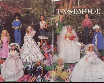 Vintage magazine PDF format.Sewing dress models for Barbie doll.Pattern with tutorials in English