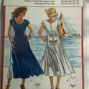 Annata. Vintage anni '70.Store - Pacchetto Burda, 2 cartamodelli per cucito, carta, modelli di abiti, per donnaTutorial francese, inglese
