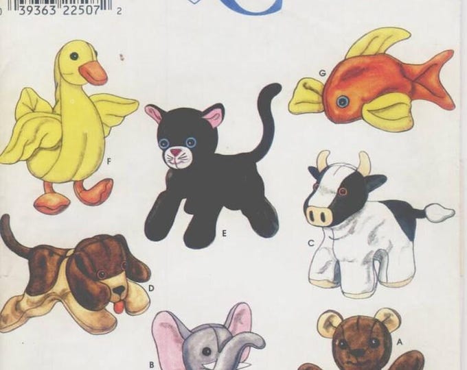PDF Vintage magazine Simplicity PDF format. Plush doll sewing patterns. Pattern with tutorials in French, English