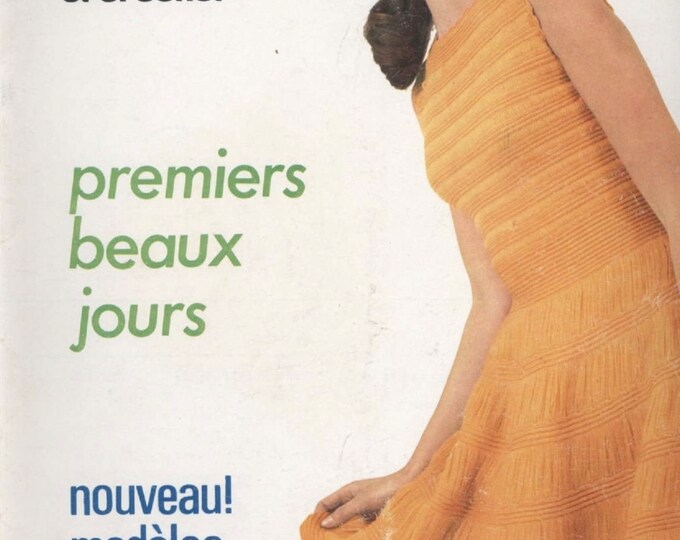 PDF Vintage years 70. Large magazine Your knitting Pdf format.Crochet clothing models, knitting for family.French tutorials Pdf format