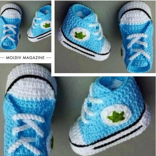 Crochet Converse Pattern Etsy