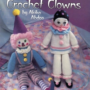 Vintage magazine PDF format. Amigurumis, Clown crochet patterns, patterns with English tutorials