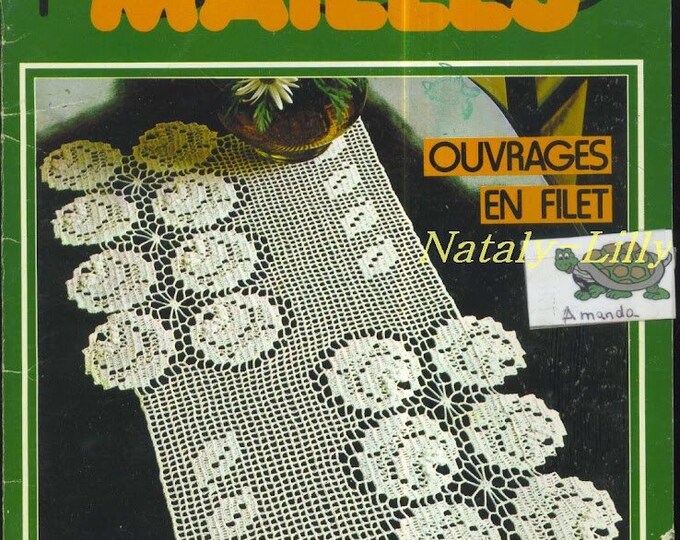 PDF Vintage 1983. 1000 stitches in PDF format. Crochet patterns. Patterns with French tutorials in PDF format.