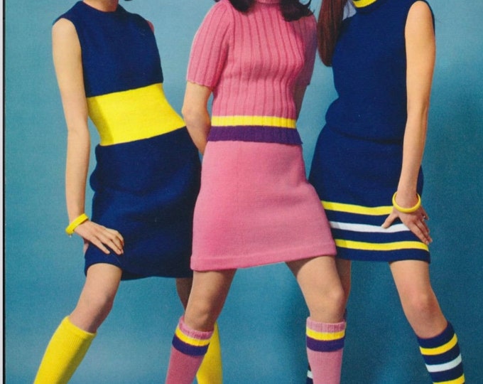 PDF Vintage Rare. Parade models from Bettina magazine in Pdf format. Crochet clothing models, knitting. Tutorials in French Pdf format