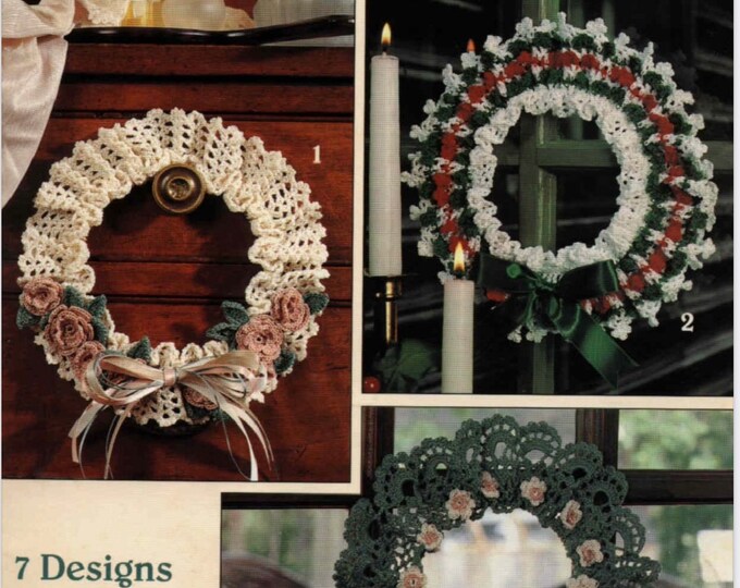 Vintage PDF. Magazine PDF format.Crochet party coroners patterns.Patterns with English tutorials PDF format