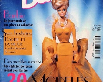 Vintage.Magazine Burda spécial pour couture chics vêtements pour poupée Barbie.Patrons avec tutoriels français format PDF