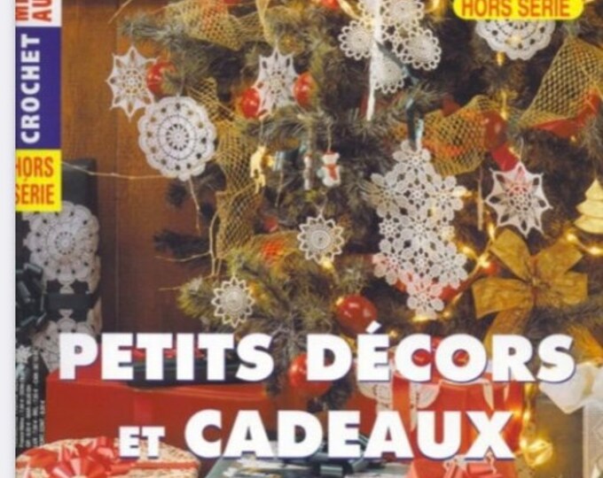 PDF Vintage.Magazine 1000 stitches in PDF format.Crochet patterns, cotton.Patterns with French tutorials in PDF format