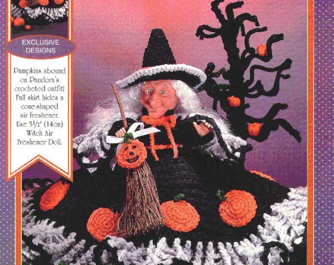 Vintage. Little book - pattern "Pandora" Halloween hollowing pattern, patterns with English tutorials, PDF format