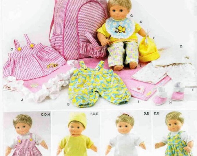 PDF Vintage magazine Simplicity PDF format.Baby doll sewing clothing patterns.Pattern with tutorials in French, English