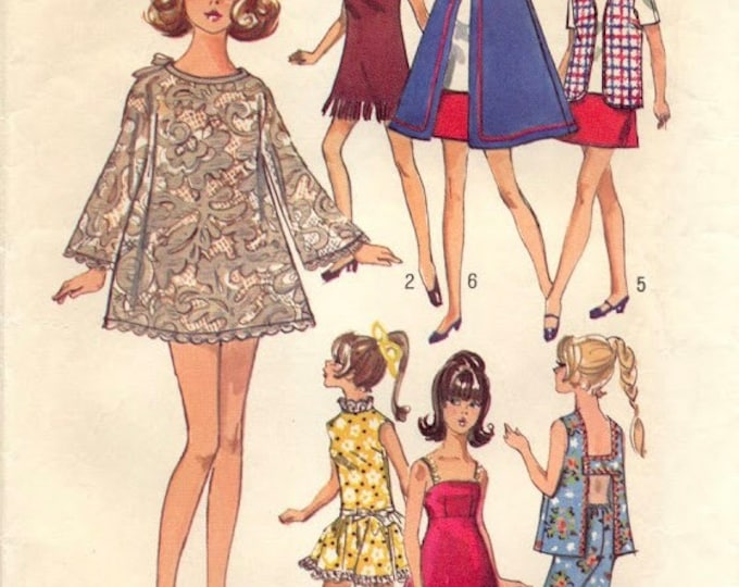 Vintage PDF. Simplicity Magazine in PDF. Chic clothing sewing patterns for Barbie doll. Patterns with English tutorials PDF format