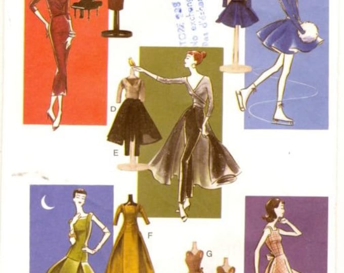 PDF Vintage Vogue magazine PDF format. Sewing dress patterns for Barbie doll. Pattern with tutorials in English, French PDF format