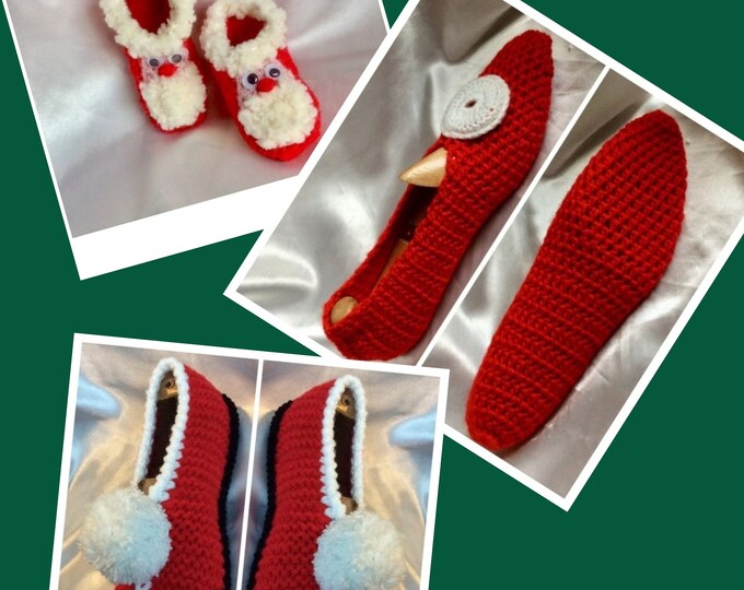 Chic Christmas slippers for small family, Christmas, surprise Christmas gift, slippers for families