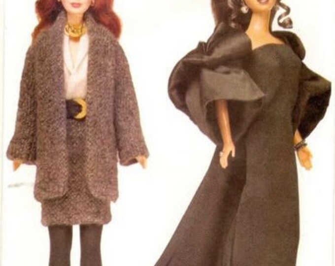 PDF Vintage magazine Vogue format PDF.Modèles robes couture pour poupée Barbie.Pattern avec tutoriels en anglais,français format PDF