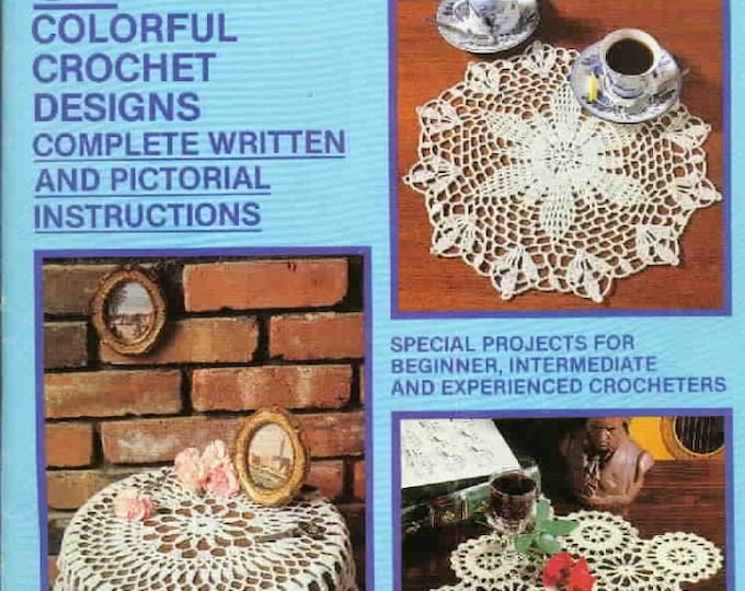 PDF Vintage.Magazine Crochet fantasy in PDF format.Chic crochet doily patterns.Patterns with English tutorials PDF format