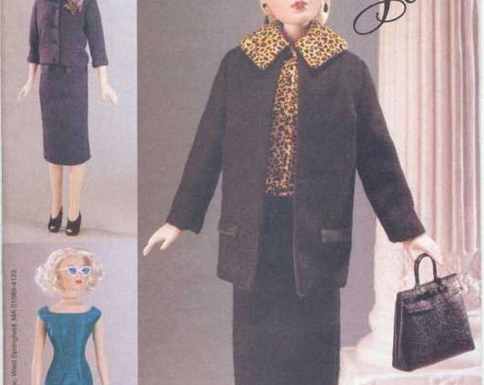 PDF Vintage magazine Vogue format PDF.Modèles robes couture pour poupée Barbie.Pattern avec tutoriels en anglais,français format PDF