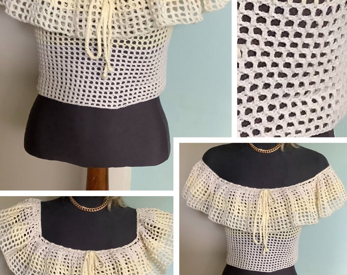 Modèle top - bustier au crochet.Patron,pattern - master classe en photos étape par étape avec explication français,anglais,format Pdf
