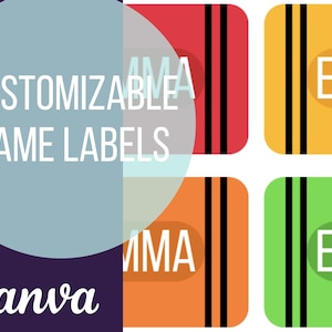 School Supply Labels / Name Labels for school supplies / School labels / Back to school labels / Name Labels / Personalized Labels / Labels