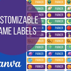 School Supply Labels / Name Labels for school supplies / School labels / Back to school labels / Name Labels / Personalized Labels / Labels
