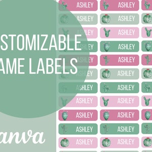 School Supply Labels / Name Labels for school supplies / School labels / Back to school labels / Name Labels / Personalized Labels / Labels