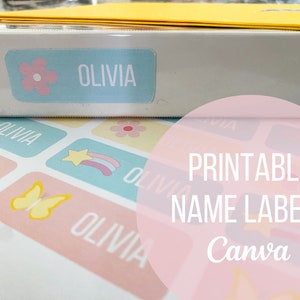 School Supply Labels / Name tags for school supplies / School labels / Back to school labels / Name Labels / Personalized Labels / Name tags