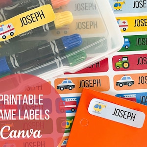 Etiketten voor schoolspullen / Naamlabels voor schoolbenodigdheden / Schoollabels / Terug naar school-labels / Naamlabels / Gepersonaliseerde labels / Labels