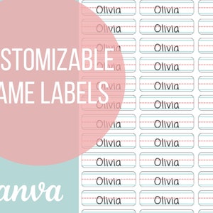 School Supply Labels / Name Labels for school supplies / School labels / Back to school labels / Name Labels / Personalized Labels / Labels
