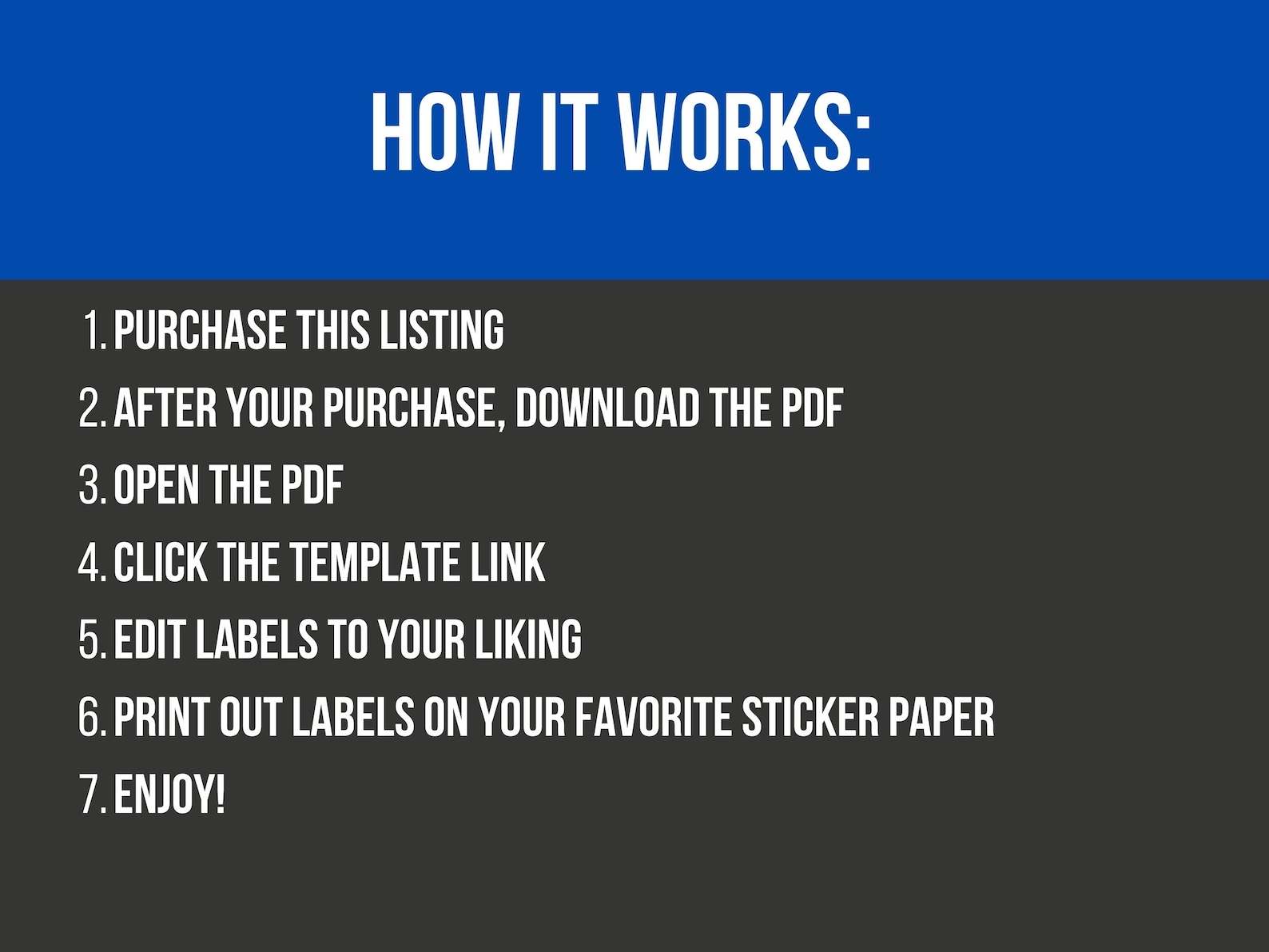 School Supply Labels / Name Labels for School Supplies / School Labels