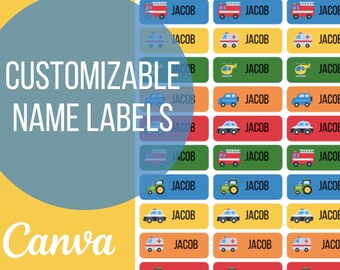 Schulbedarf Etiketten / Namensetiketten für Schulbedarf / Schuletiketten / Schulanfangsetiketten / Namensetiketten / Personalisierte Etiketten / Etiketten