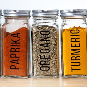 Spice Labels SVG / Spice Labels / Pantry Labels / Spice Jar Labels / Printable Spice Labels / Digital Spice Labels / Herbs SVG / Spice SVG