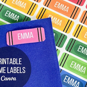 School Supply Labels / Name Labels for school supplies / School labels / Back to school labels / Name Labels / Personalized Labels / Labels