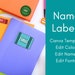 School Supply Labels / Name Labels for School Supplies / School Labels ...