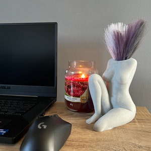 Woman Naked Body Vase - Planter Pot - 3D Printed - Home Decor Storage - Mothers Fathers Day Gift Birthday Christmas