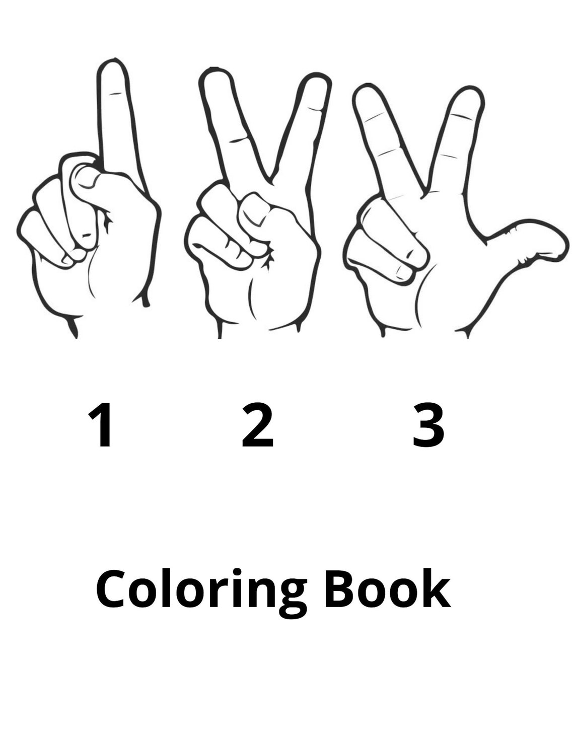 American Sign Language Number Coloring Sheets - Etsy