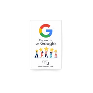 非接触型 Google レビュー カード