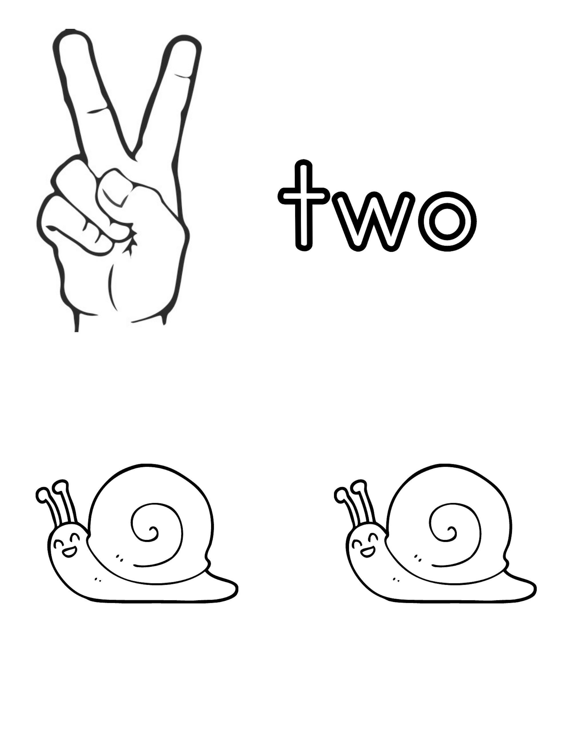American Sign Language Number Coloring Sheets - Etsy