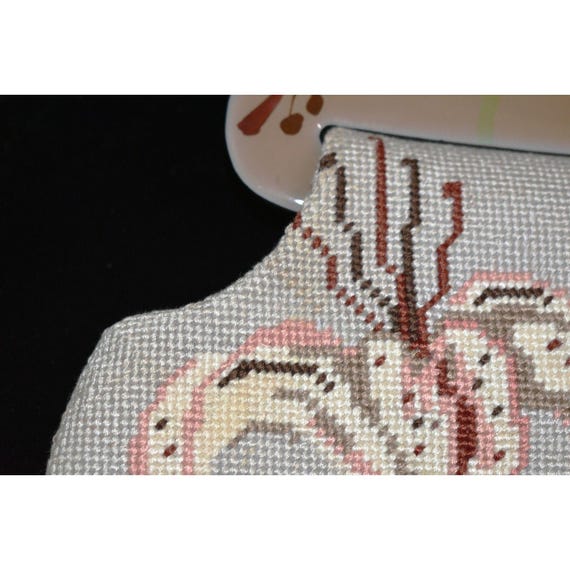 Needlepoint Moon Handbag - image 3