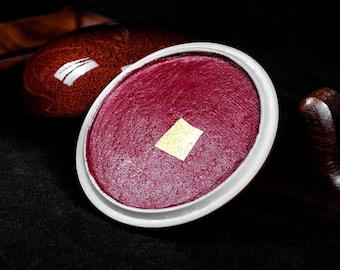 Chinese Seal Paste Ink Pad with Wood Box