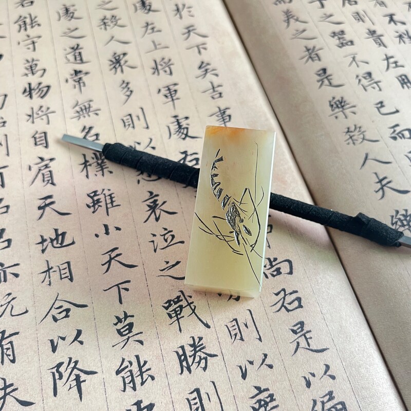 Calligraphy on Rocks - Etsy