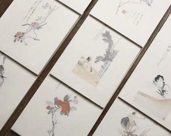 Xuan Paper Calligraphy Cards (25 pcs), Chinese Ink Painting Paper