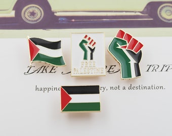 Palestine National Flag Lapel Pin, Palestine Lapel Pin, Palestinian Pin, Palestinian Flag Pin, Badge Collectible Palestinian Brooch Gifts