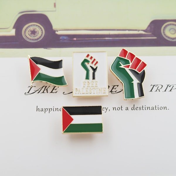 Épinglette du drapeau national de la Palestine, épinglette de la Palestine, épinglette palestinienne, épinglette du drapeau palestinien, badge cadeaux de broche palestinienne à collectionner