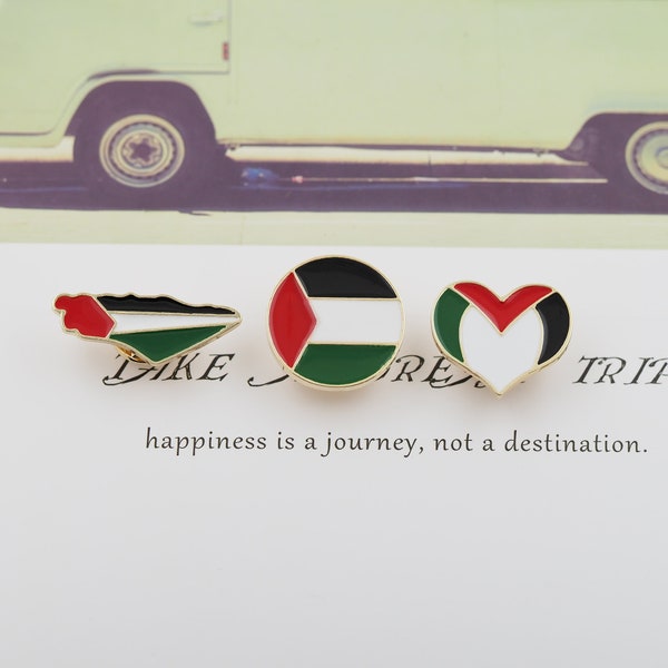 Palestine National Flag Lapel Pin, Palestine Lapel Pin, Palestinian Pin, Palestinian Flag Pin, Badge Collectible Palestinian Brooch Gifts
