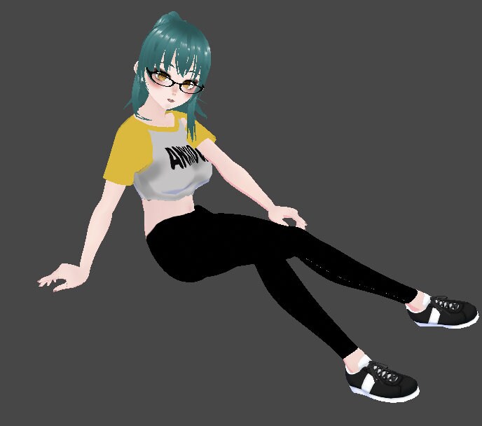 Ready to Use 3D VTuber Vroid Model - Kelly
