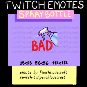 Twitch o Discord Emote Spraybottle