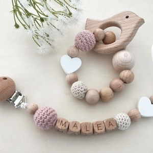 Pacifier chain personalized | Pacifier chain with name | handmade