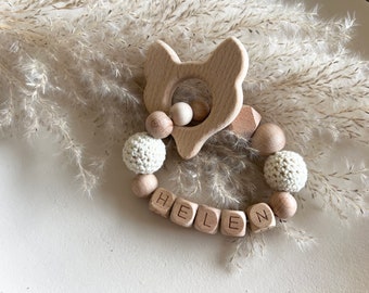 Gripping toy personalized with name | Hand made