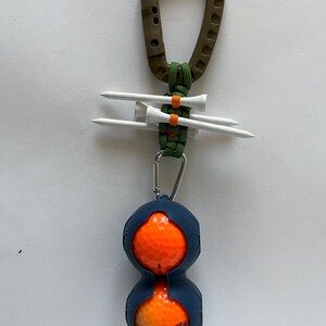 Paracord Golf Tee & Ball holder