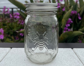 HONEY BEEDY Jar Light※動作不良品 BUMBLEBEE BOROSILICATE GLASS HONEY JAR | Zara Home United