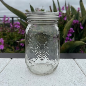 Ball Honey Bee Jar Limited Edition 16oz Clear Jar image 1